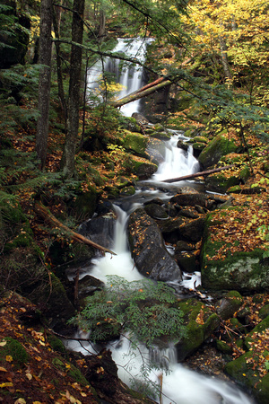 The top of Triple Falls in New Hampshire